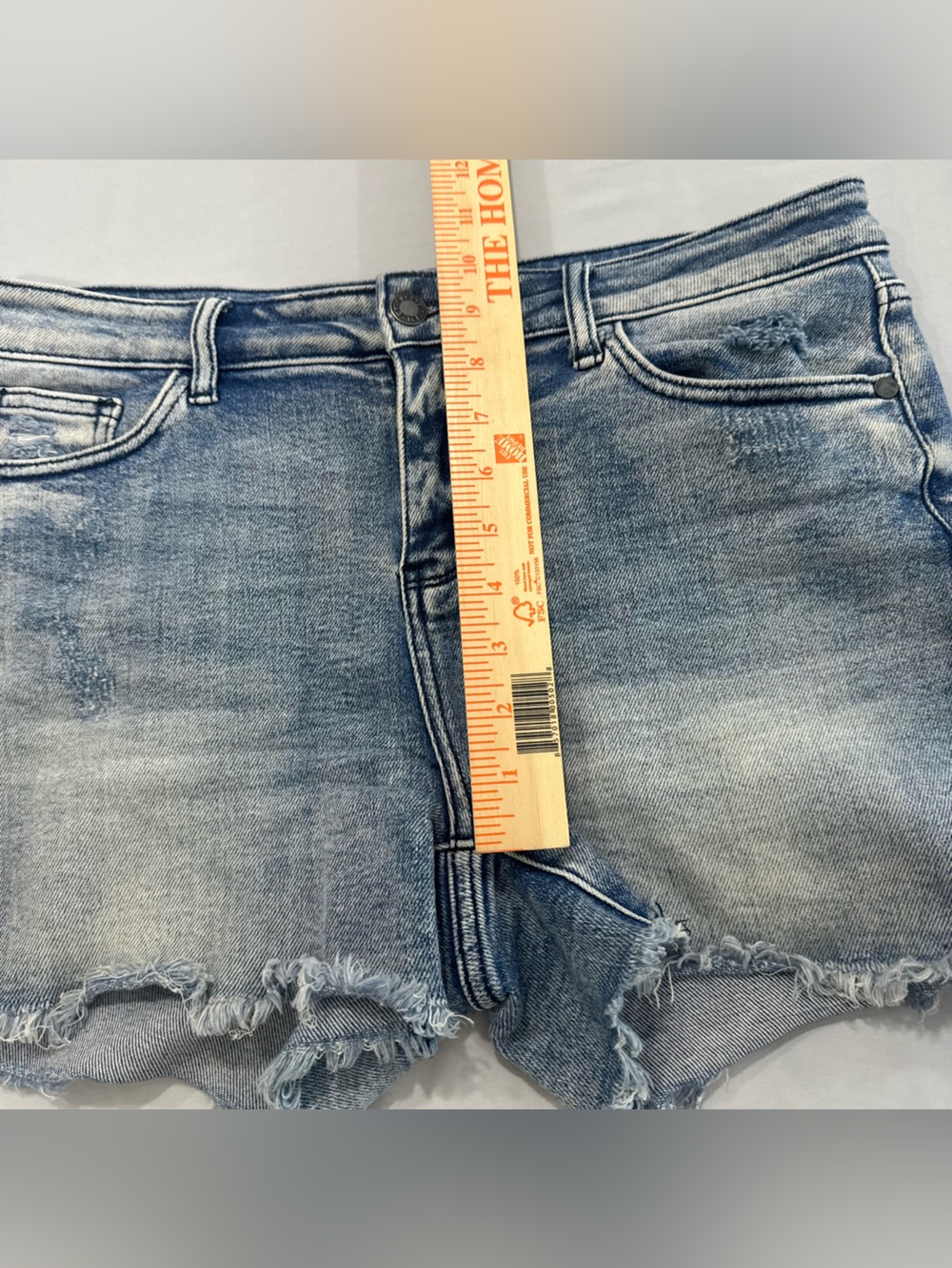 Judy Blue Denim Jean Shorts Medium - Picture 7 of 8